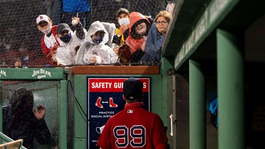 MLB Notebook: In second season, Verdugo connecting with fans; Sox-Cubs a good match? taken At Fenway Park (Red Sox)